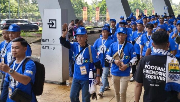 GBLA Mulai Membiru Jelang Laga Persib vs Bali United